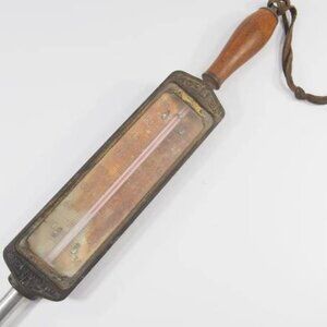 ANTIQUE THERMOMETER FOR CANDY OR MANUFACTURING BY MOELLER